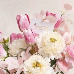 Gold Foil Card & Envelope Thank You Pack 25 (10x6.5Hcm)