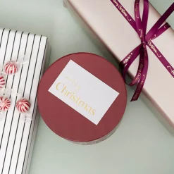 Gold Foil Card & Envelope Merry Christmas Pk25 (10x6.5Hcm)