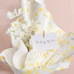 Gold Foil Card & Envelope Thinking of You Pack25 (10x6.5Hcm)