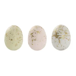 Gold Speckled Easter Eggs Pack 12 Pastel (5cmD)