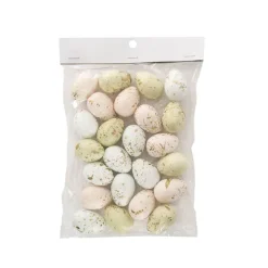 Gold Speckled Mini Easter Eggs Pack 24 Pastel (4cmD)