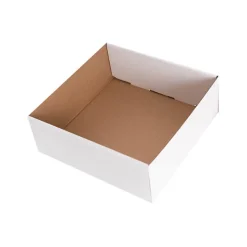 Gourmet Grazing Gift Box Window Sq White (24x24x9cmH)