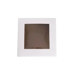 Gourmet Grazing Gift Box Window Sq White (24x24x9cmH)