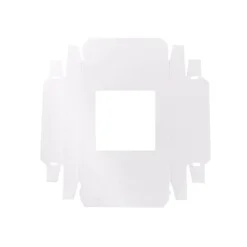 Gourmet Grazing Gift Box Window Sq White (24x24x9cmH)