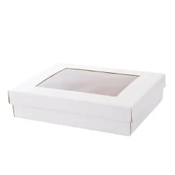 Gourmet Grazing Gift Box Window Large White (40x30x9cmH)