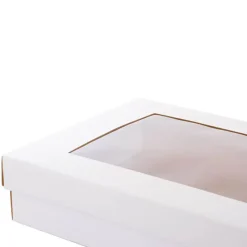 Gourmet Grazing Gift Box Window Large White (40x30x9cmH)
