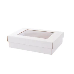 Gourmet Grazing Gift Box Window Small White (33x23x9cmH)