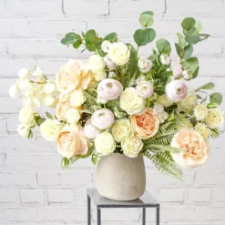 Grace Garden Rose Stem Dusty Peach (76cmH)