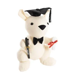 Graduation Signature Calico Kangaroo with Pen (25cmST)
