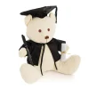Graduation Signature Calico Teddy Bear w Pen Cream (25cmST)