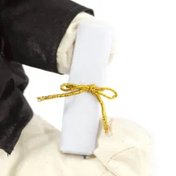 Graduation Signature Calico Teddy Bear w Pen Cream (25cmST)