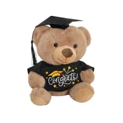 Graduation Teddy Bear Arnold w Congrats Top Brown (25cmST)