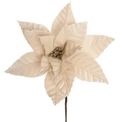 Grand Christmas Poinsettia Pick Nude (27cmDx29cmH)