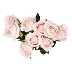 Grandiflora Rose x 9 Heads Bouquet Blush Pink (7cmDx46cmH)