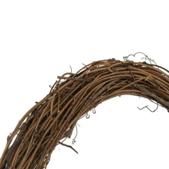 Grapevine Heart Rattan Wreath Brown (40cmD)