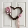 Grapevine Heart Rattan Wreath Brown (30cmD)