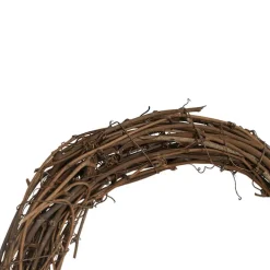 Grapevine Heart Rattan Wreath Brown (30cmD)