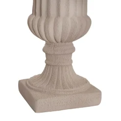 Grecian Fibreglass Urn Limestone Nude (36cmDx50cmH)