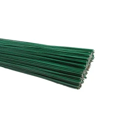 Green Florist Wire 22.5cm (9 inch) 18 Gauge 1kg Tube