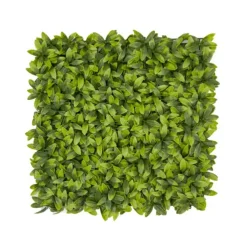 Greenery Wall Artificial Laurel Leaf Green (50x50cm)