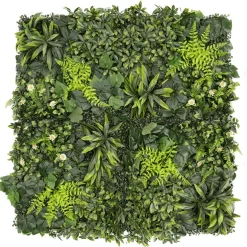 Greenery Wall UV Treated Ivy & Fern Mix Green (1Mx1M)