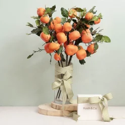 Grosgrain Ribbon Fine Stripes Moss Green & White (38mmx20m)