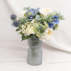 Gypsophila Baby's Breath Bouquet Soft Blue (28cmH)