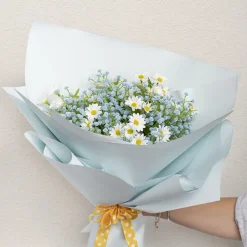 Gypsophila Baby's Breath Spray Soft Blue (62cmH)