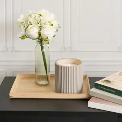 Gypsophila Rose Hydrangea Bouquet Off White (14cmDx26cmH)