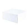 Hamper Box Rectangle Large and Lid White (33x30x15cmH)