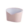 Hamper Bucket Oval Medium Baby Pink (26.5x18.5x18cmH)
