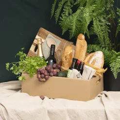 Hamper Catering Tray Flat Pack Large Brown (45x30x14Hcm)