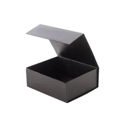 Hamper Gift Box Magnetic Flap Tall Small Black (25x20x9cmH)