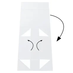 Hamper Gift Box Magnetic Flap Tall Small White (25x20x9cmH)