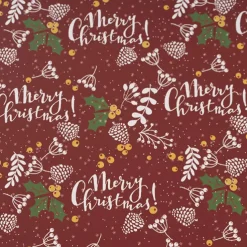 Hamper Gift Box Magnetic Flap Medium Xmas Red(32x24x9cmH)