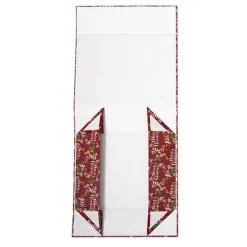 Hamper Gift Box Magnetic Flap Medium Xmas Red(32x24x9cmH)