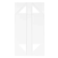 Hamper Gift Box Magnetic Flap Square White (25x25x10cmH)