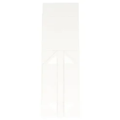 Hamper Gift Box Magnetic Flap Square White (25x25x10cmH)