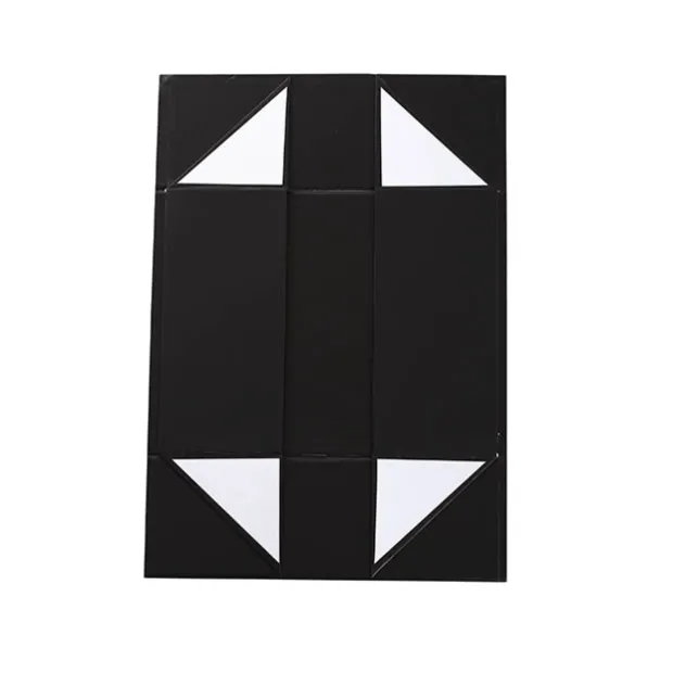 Hamper Gift Box Magnetic Flap Tall Medium Black(32x24x12cmH)