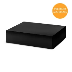 Hamper Gift Box Magnetic Flap Medium Black (32x24x9cmH)
