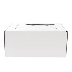 Hamper Gift Box PVC Window Square White (29.5x28.5x12.5cmH)