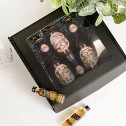 Hamper Gift Box PVC Window Square Black (29.5x28.5x12.5cmH)