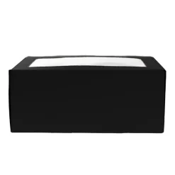 Hamper Gift Box PVC Window Large Black (35.5x25.5.5x14.5cmH)