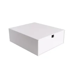 Hamper Gift Drawer Box Medium White (36x30x12cmH)