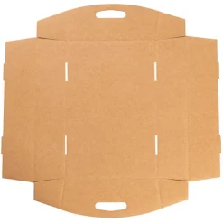 Hamper Tray Flat Pack Large Kraft Brown (43x28.5x9cmH)
