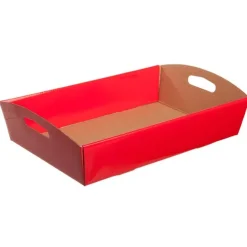 Hamper Tray Flat Pack Large Red (45x30x9cmH)