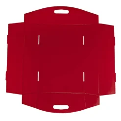 Hamper Tray Flat Pack Medium Red Pack 2 (34x22x7cmH)