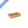 Hamper Tray Flat Pack Mini Kraft Brown Pack 2 (20x12.5x6cmH)