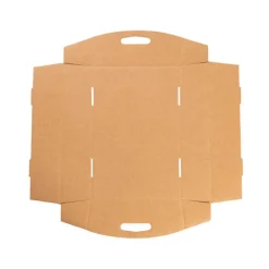 Hamper Tray Flat Pack Small Kraft Brown (30x19x6cmH)