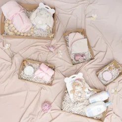 Hamper Tray Flat Pack Small Kraft Brown Pack 2 (30x19x6cmH)